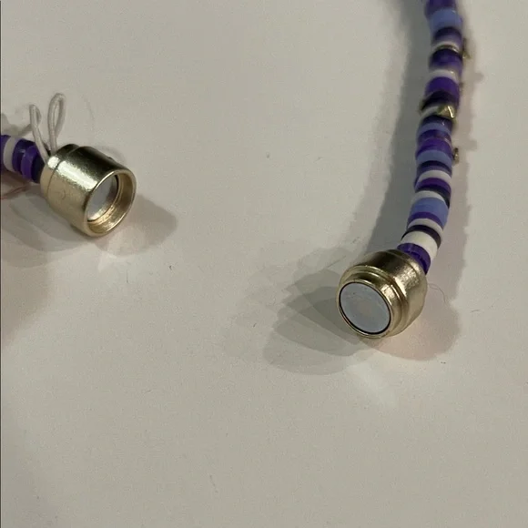 Kendra Scott Reece Wrap Purple Beaded Bracelet NWT - Picture 2 of 3